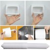 White Toilet Paper Holder, Toilet Paper Holder Roller Spindle Replacement