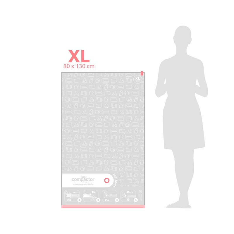 Compactor Aspispace Space Saving Medium Vacuum Storage Bag for 1