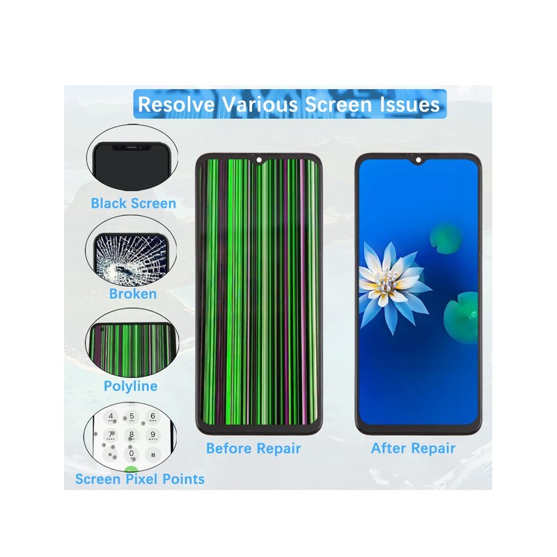 H&LYCYJ Display Bildschirm für Oppo A77 5G/A57 5G CPH2339 PFTM20