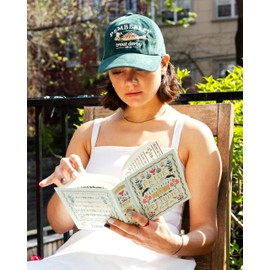 Out of Print Pemberley Trout Derby Hat Dark Green