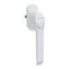 SCHÜCO Window handle with push button, window handle with lock
