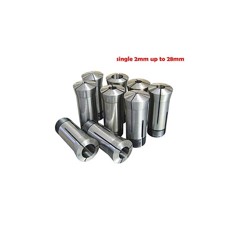 Collets Round, Milling Lathes Collet Chucks, Metric Size 20MM