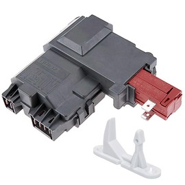 131763202 131763256 Washer Door Lock Switch with 1317633 131763310 Door Strike for Frigidaire Electrolux Kenmore Crosley GE Front Load Washer 1317632 131763200 131763255 131269400