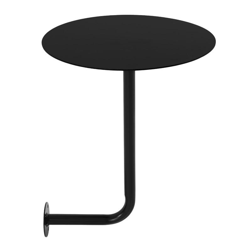 ILWorkTLs 13.77In Wall Mounted Coffee Table,Round Bar Tables,Snack Desk,Iron Drink