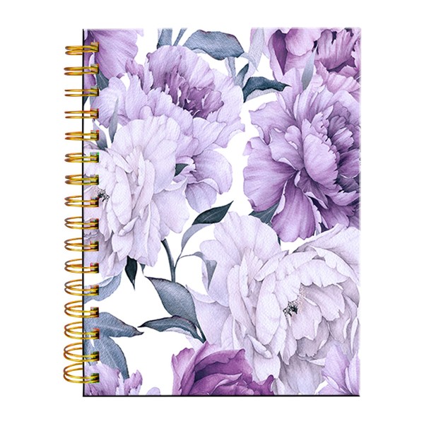 iampanda Spiral Journal Notebook,Strong Twin-Wire Binding with Premium Paper for