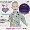 Bubba Bear Bib for Baby with Sleeves - Washable Bibs