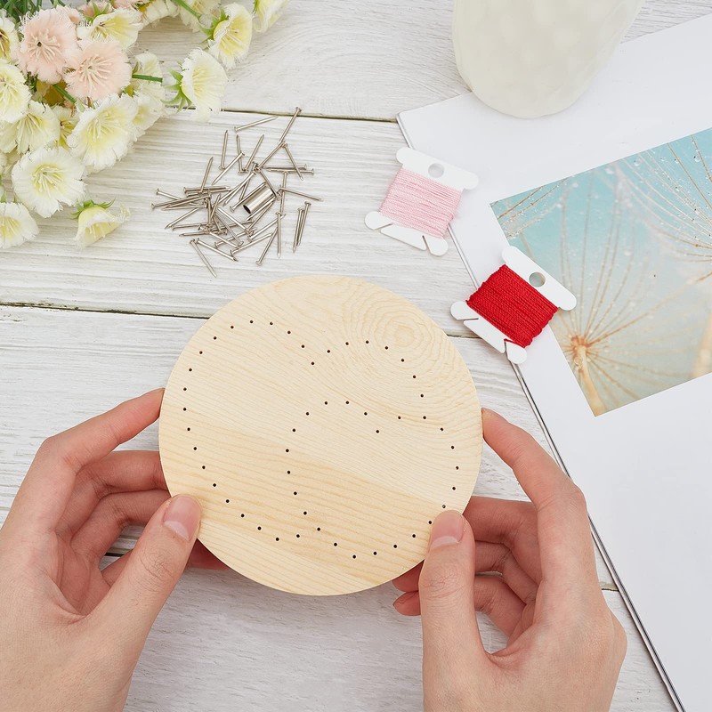 GORGECRAFT Heart String Art Kit, Craft Cupcake, All Necessary Accessories