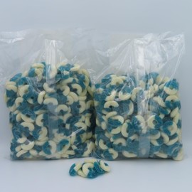 Beulah's Gummy Blue Raspberry Rings, 9 Pounds, 540 Pieces, Candy
