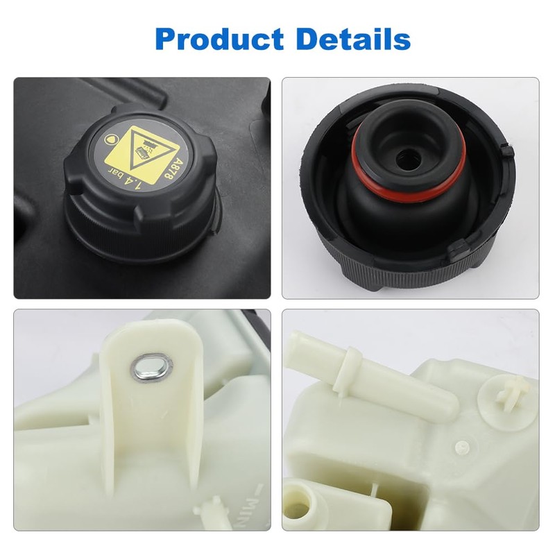 JDMON Engine Coolant Reservoir Tank w/Cap Replacement for 670031651 Replacement
