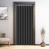 Vatge Closet Door Curtain Room Divider Drapes, Pleated Folding Style