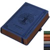 RETTACY Thick Lined Journal Notebook, A5 Hardcover Leather Journal With