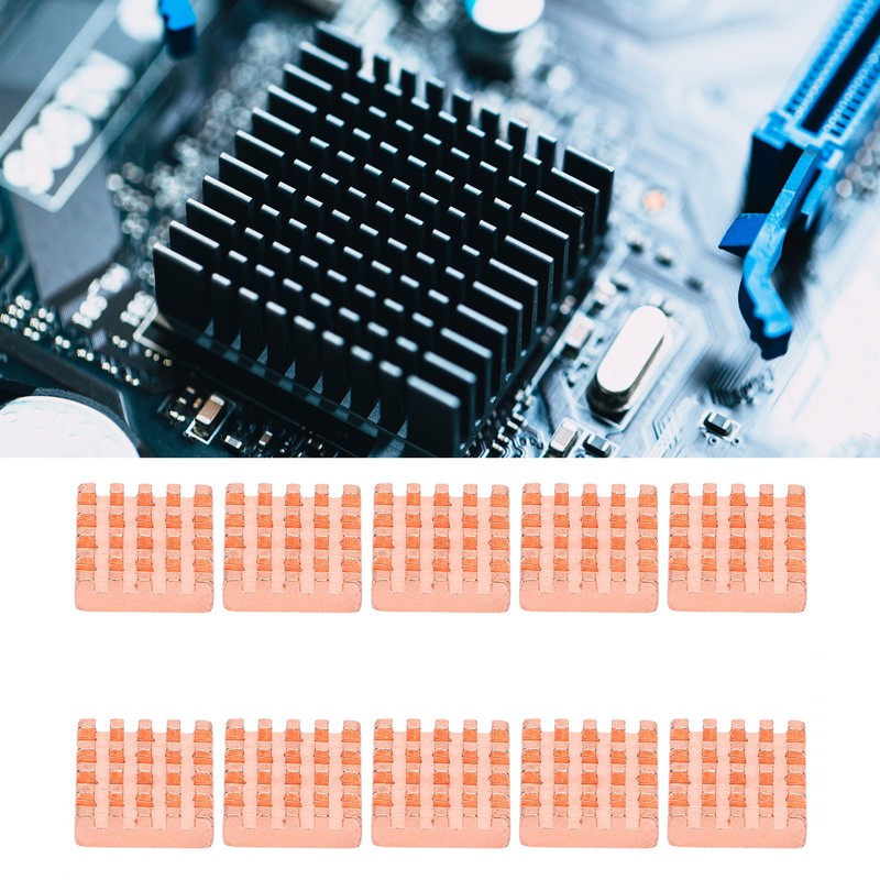 10Pcs Brass Heat Sink Electronic Components P15 x 5 x