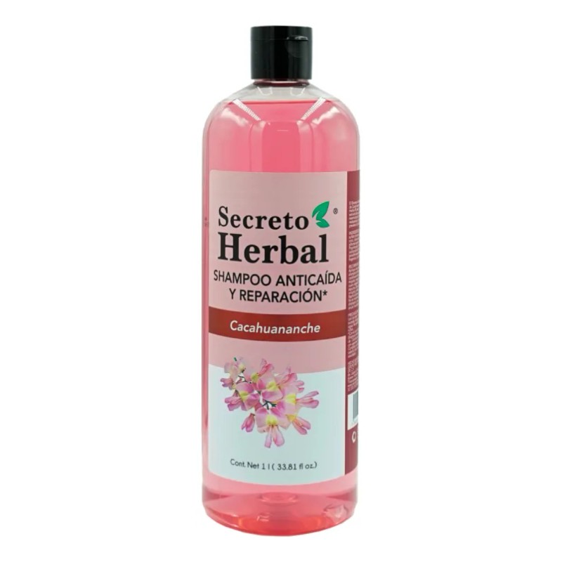 Caja 6 Pzs Shampoo Cacahuananche Reparación Secreto Herbal