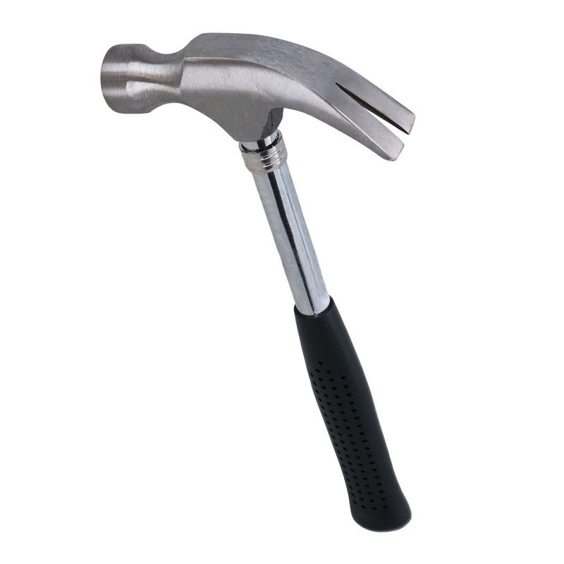 8oz Mini Claw Hammer with Tubular Rubber Handle Screw Nail