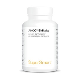 Shiitake (AHCC) - Strengthens the Immune System - Shiitake Mycelium Extract (Lentinus edodes) - Gluten Free - Vegan - GMO Free - Supersmart