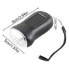 Wind Up Flashlight,Hand Crank Outdoor Flashlight | Weatherproof Solar LED