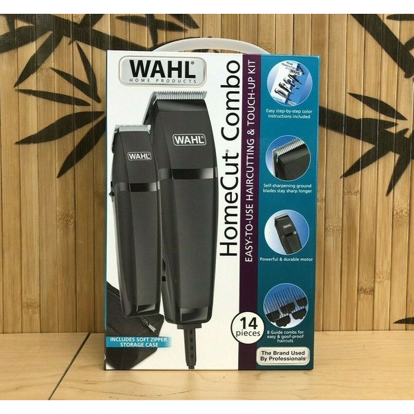 WAHL Home Products - HomeCut Combo Hair Clipper and Trimmer - 14 pieces (79450)