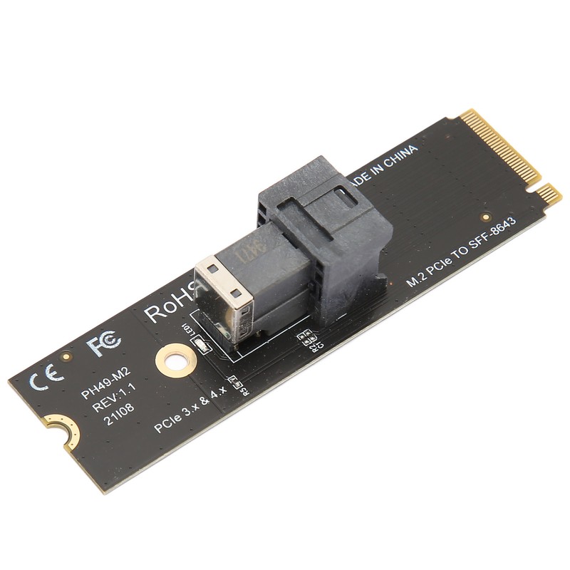 M.2 PCIE 4.0 to SFF8643 U2 Adapter M.2 NVME to