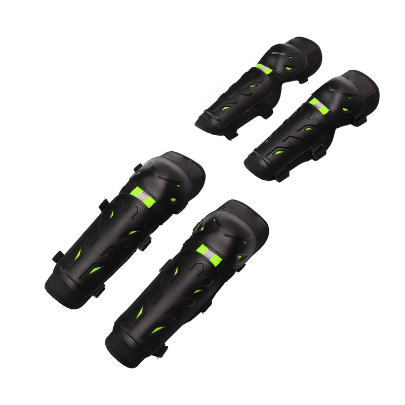 4PCS Knee Pads Elbow Pads Night Luminous Knee Protective Gear