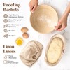 Banneton Bread Proofing Basket Set with Sourdough Bread Baking Supplies,