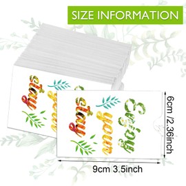 Geyee 500 Pcs Hotel Key Card Envelope Keycard Holder Sleeves Enjoy Your Stay Key Cover for Hotel, 2.4 x 3.5 Inch(Elegant Style)
