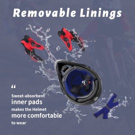 OUMURS Adult Dirt Bike Helmet with Goggles Gloves & Mask Adjustable Sun Visor DOT/FMVSS-218 Motorcycle Adults ATV Helmet Off-Road Motocross Downhill Moped MX for Unisex-Adult-New Black Skull, XL