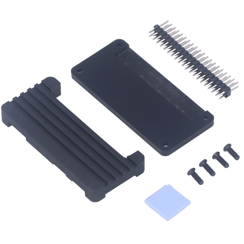 Aluminum Alloy Cooling Case Acrylic Bottom Shell Passive Cooling Enclosure
