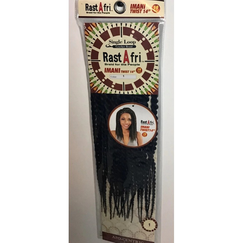 AFRO CENTEIC RAST A FRI IMANI TWIST 14'' 19PC SINGLE