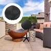 1Pcs BBQ Grill Cover, 50x45cm Waterproof Round Barbecue Grill Cover