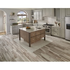 MSI Stone NCARTIMGRE6X24 Carolina Timber Tile with Matte Finish, 6" x 24", Grey