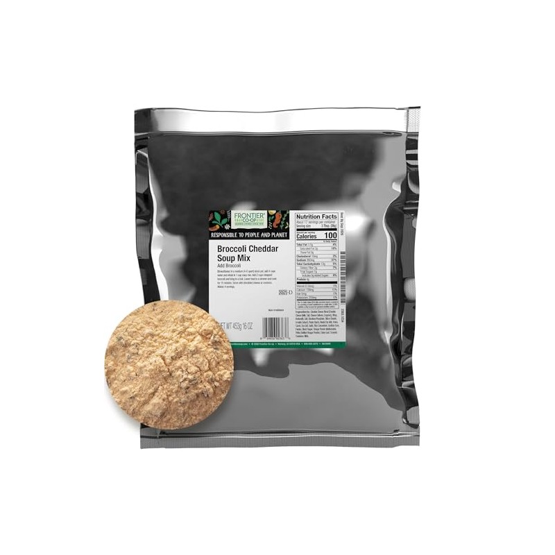Frontier Bulk Broccoli Cheddar Soup Mix, 16 Ounce