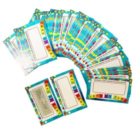 jojofuny 1set Creative Scratch-Off Greeting Cards Mini Postcards Scratch Stickers for Fun Surprises for Festivals Birthdays and Celebrations