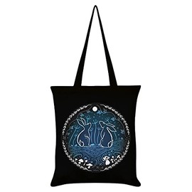 Grindstore Moonlit Tryst Tote Bag Black 32x44cm