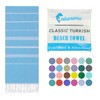 cabanana Cotton Turkish Beach Towel - Lightweight Peshtemal Towel, Sand