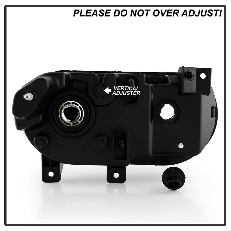 ACANII - For 2008-2014 Dodge Challenger SE|R/T [Halogen Model] Black