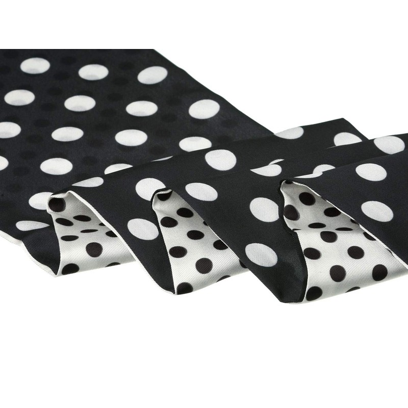 Allegra K Women's Long Scarf, Neckerchief, Thin, Hair Ornament, Polka