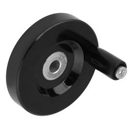 Hand Wheel for Lathe, Black Round Bakelite Lathe, Milling Machines, Rear Crimping with Rotary Handle for Milling Machine (8 x 63 mm), Default