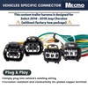 MECMO 56208 4-Pin Trailer Wiring Harness for 2014-2018 Jeep Cherokee