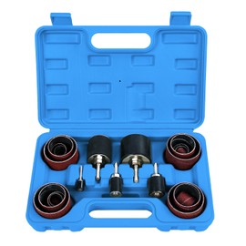 FreeTec 25-Piece Sanding Sleeves Sanding Rollers for Drill, 80 120 Grit Sanding Sleeves Sanding Drum Set, 1/4 Inch 1/8 Inch Sanding Spindle Sanding Rollers for Wood, Sanding Accessories, Diameter 12