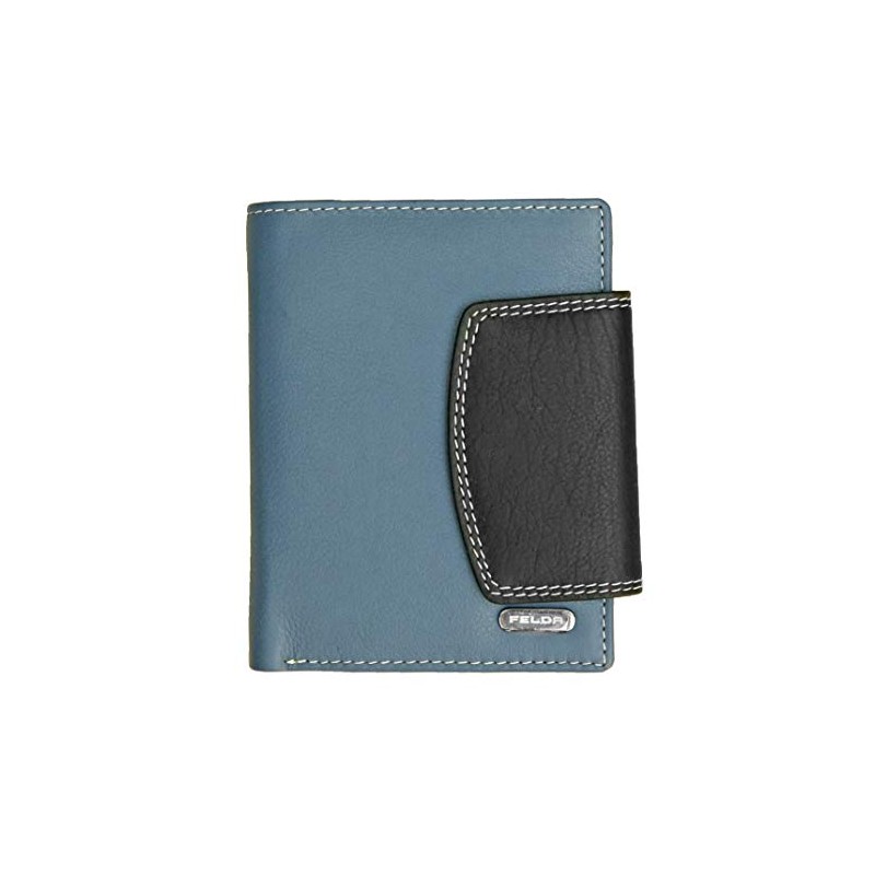 Felda women's wallet genuine leather card slots & coin pocket,