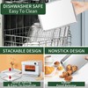 Baking Sheet with Cooling Rack Set(2 Baking Pans+2 Baking Racks),
