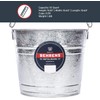 Behrens 1210 Hot-Dipped Galvanized Steel Utility Pail, 10-Quart, Silver