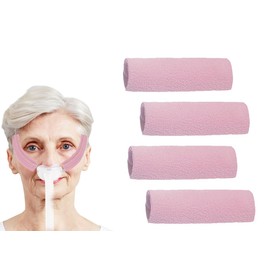4 Pack CPAP Strap Covers，CPAP Mask Strap Cover, Face Cushion Cover, CPAP Headgear Strap Covers CPAP face Pads, Comfortable CPAP Supplies (Pink)