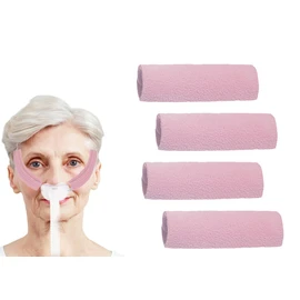4 Pack CPAP Strap Covers，CPAP Mask Strap Cover, Face Cushion Cover, CPAP Headgear Strap Covers CPAP face Pads, Comfortable CPAP Supplies (Pink)