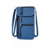RFID-Blocking Neck Wallet for Travel – Lightweight Nylon Passport Pouch
