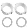 UCEDER 2 Pack Spa Hot Tub Heater Split Nut Unions
