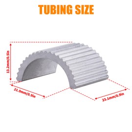 MWMNUN 8pcs Handlebar Shim 7/8" Handlebars to 1" Motorcycle Handle Bar Spacer Conversion Shims with Handlebar Mounts Risers Clamp Conversion Shims Reducer Spacers