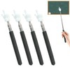 4Pcs Telescopic Teachers Pointer, Extendable Hand Pointer Finger Pointer Stick,