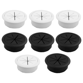 8 Pieces of Threading Hole Cover, Home Accessories, Dust-Proof and Waterproof Threading Hole Protective Cover, Suitable for Home and Office.