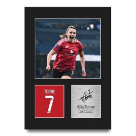 HWC Trading Ella Toone Gifts Printed Signed Autograph Picture for Football Fans and Supporters - A4 Portrait